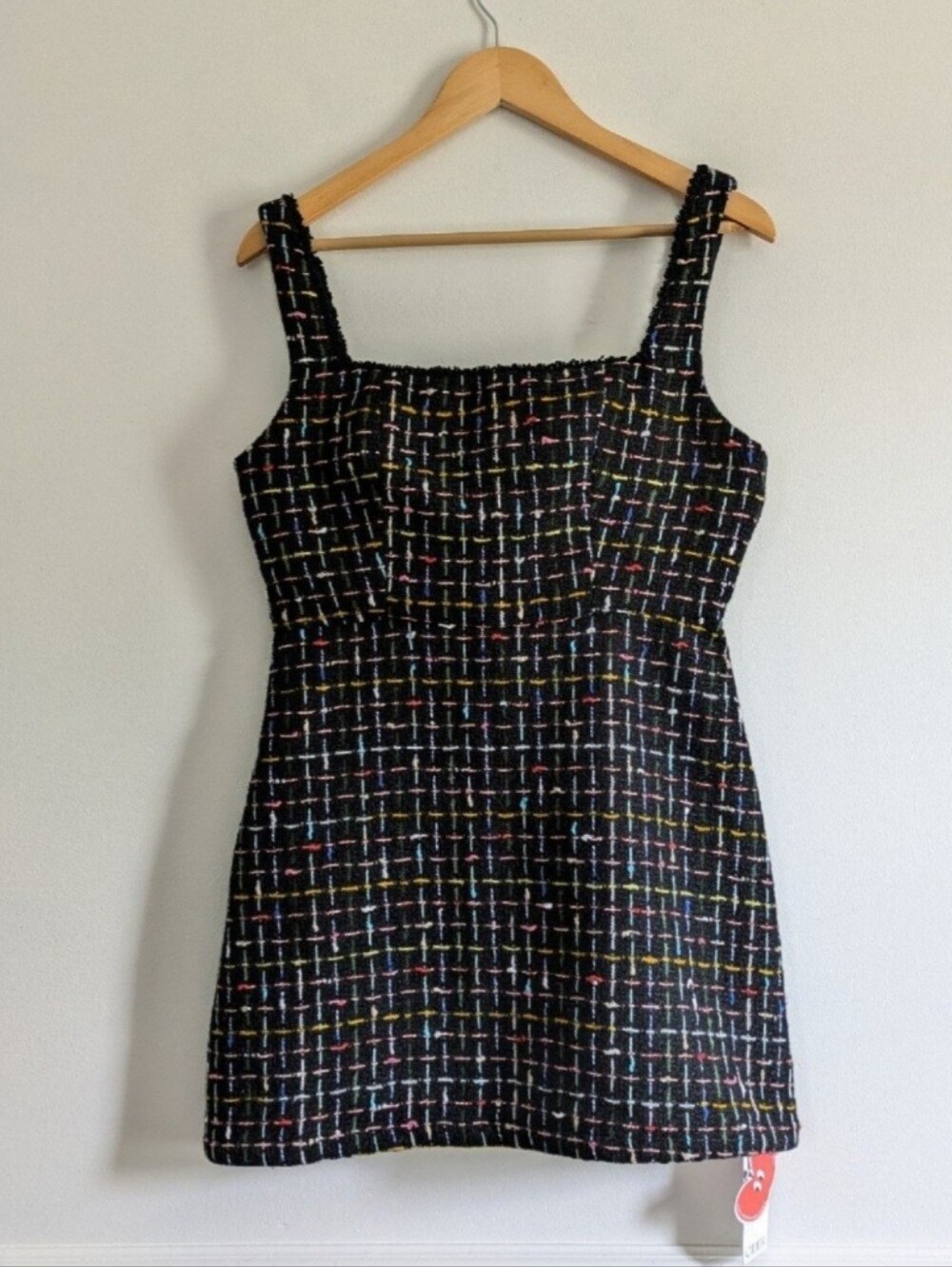 New Cider Rainbow Tweed Dress